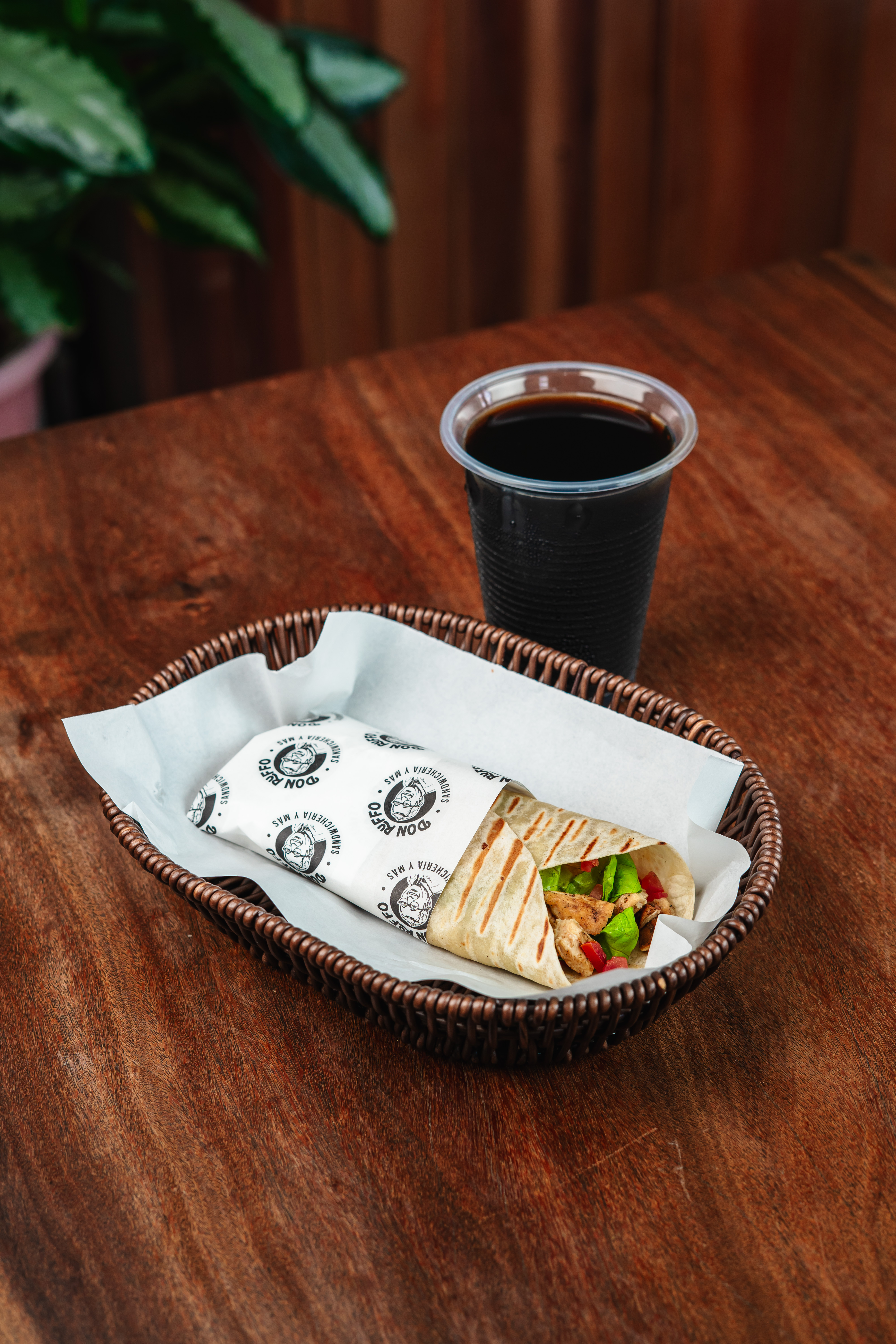 Wrap pollito del huerto