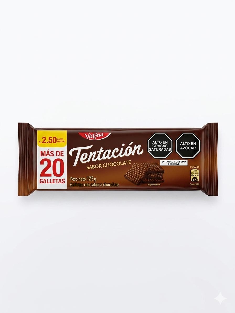 GALLETA TENTACION CHOCOLATE 123G