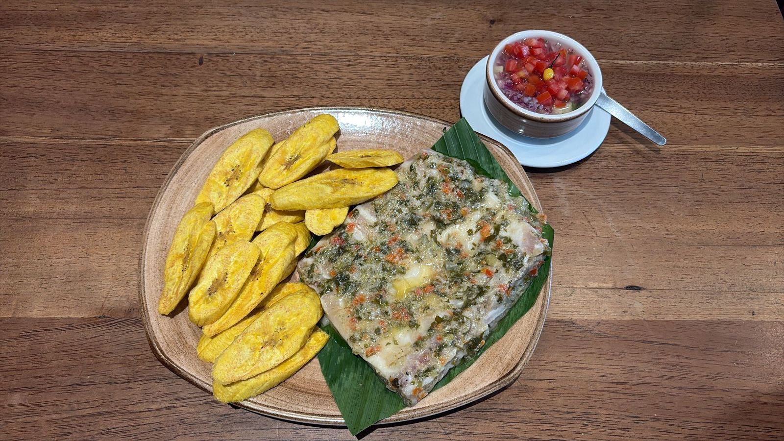Paiche en Hoja de Bijao