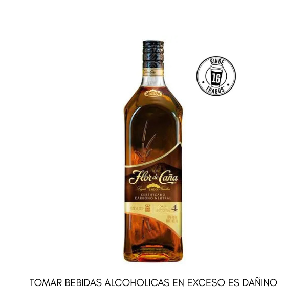 Flor de Caña 4 Años 