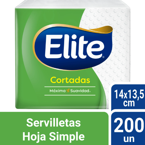 SERVILLETA ELITE CORTADA X200