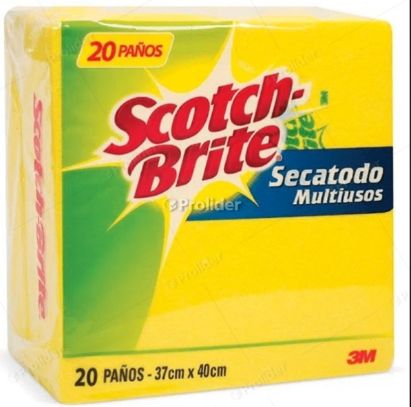 PAÑOS SCOTCH -BRITE SECATODO X20