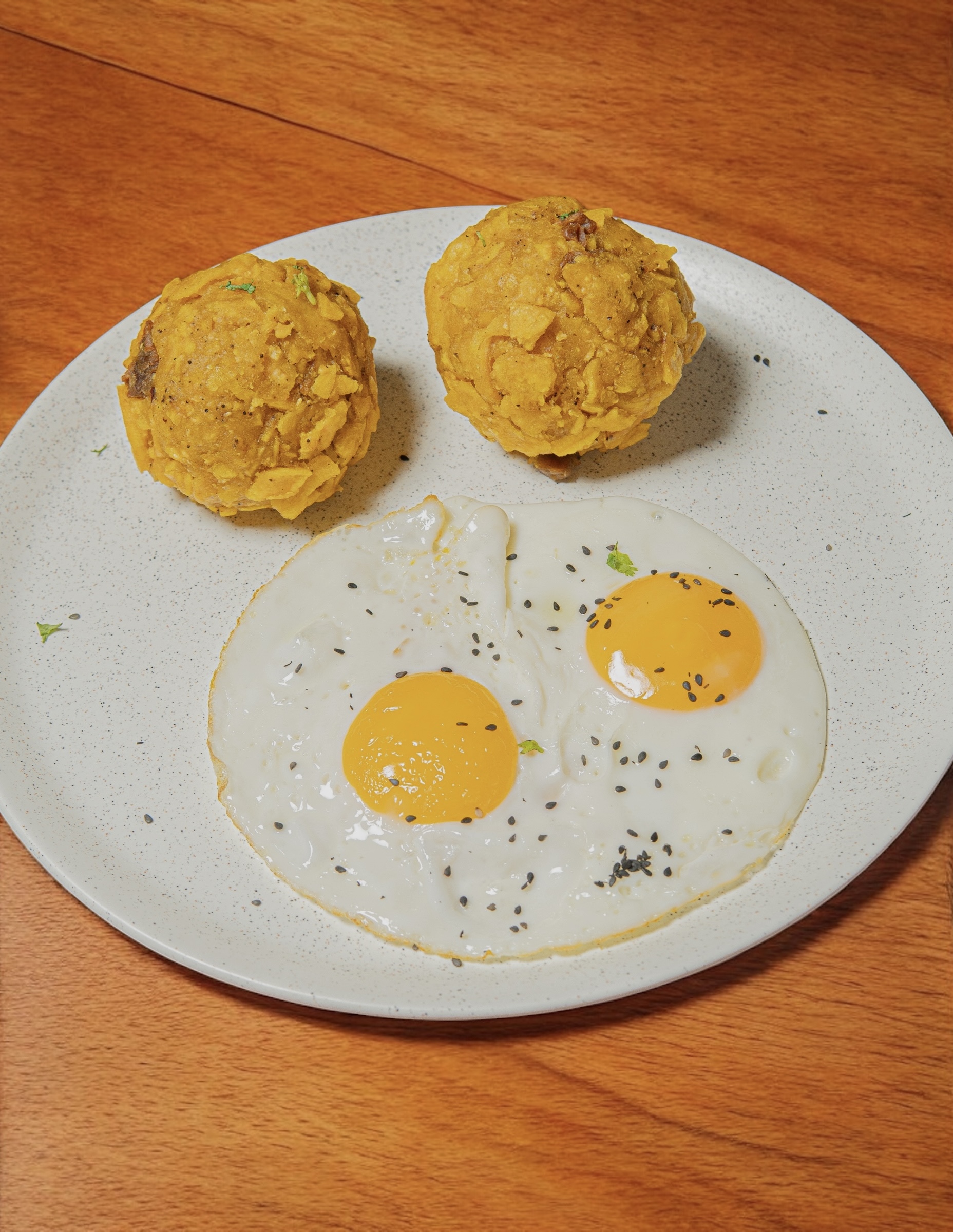 Tacacho con Huevo frito