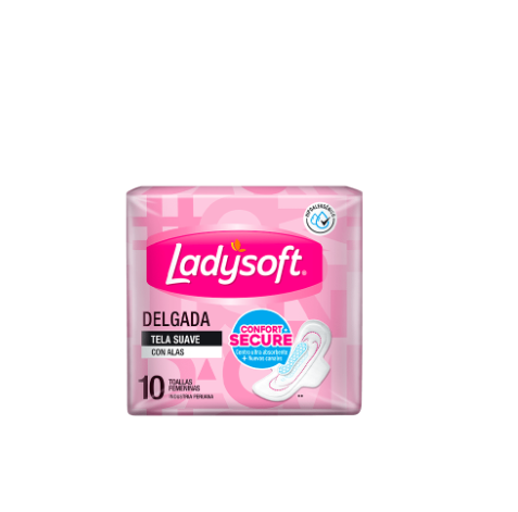 LADYSOFT DELGADA CON ALAS X10