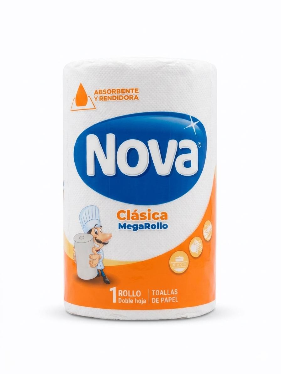 PAPEL TOALLA NOVA CLASICA MEGA ROLLO 18Mx1