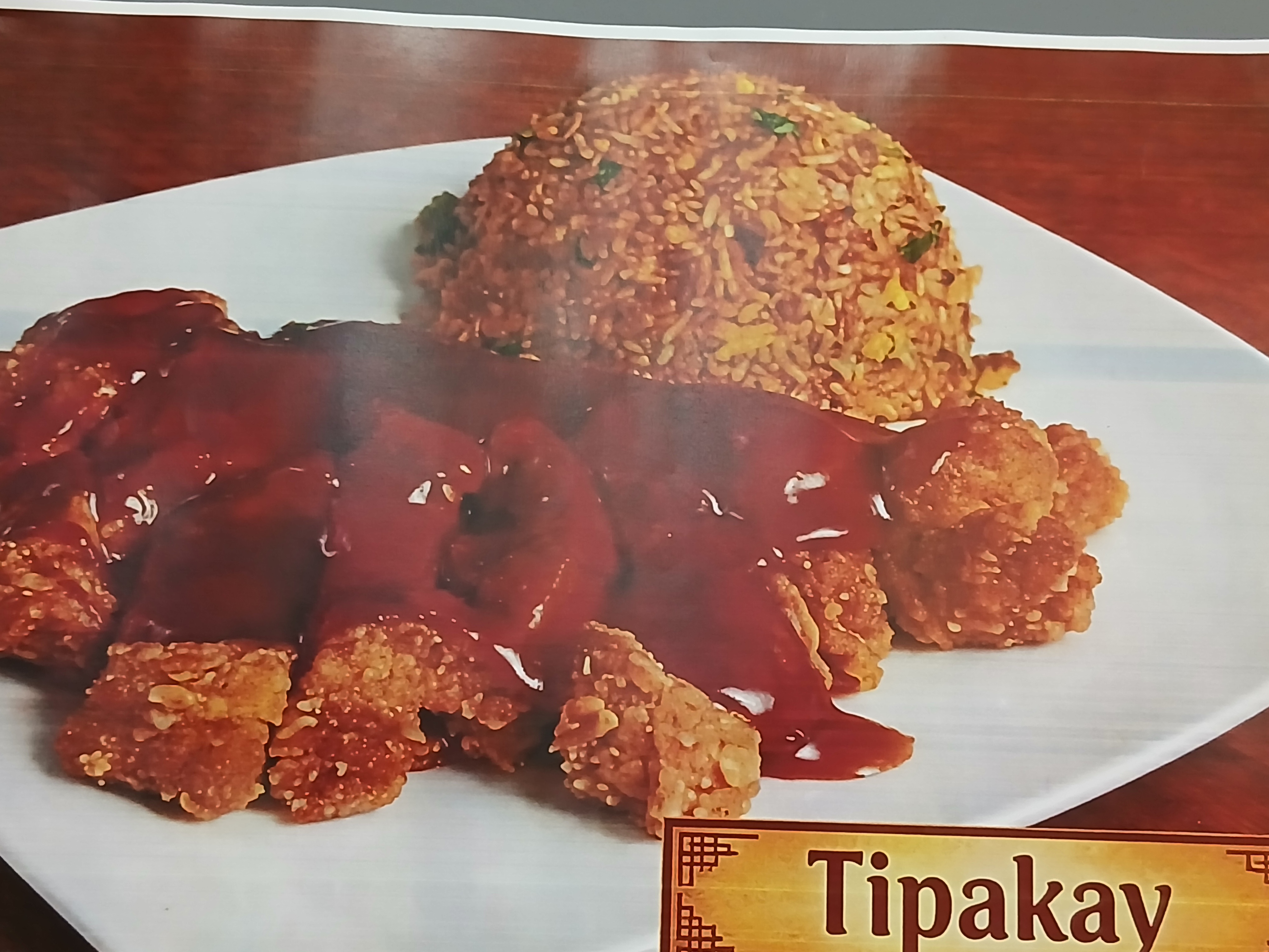 Pollo Tipakay C/arroz chaufa