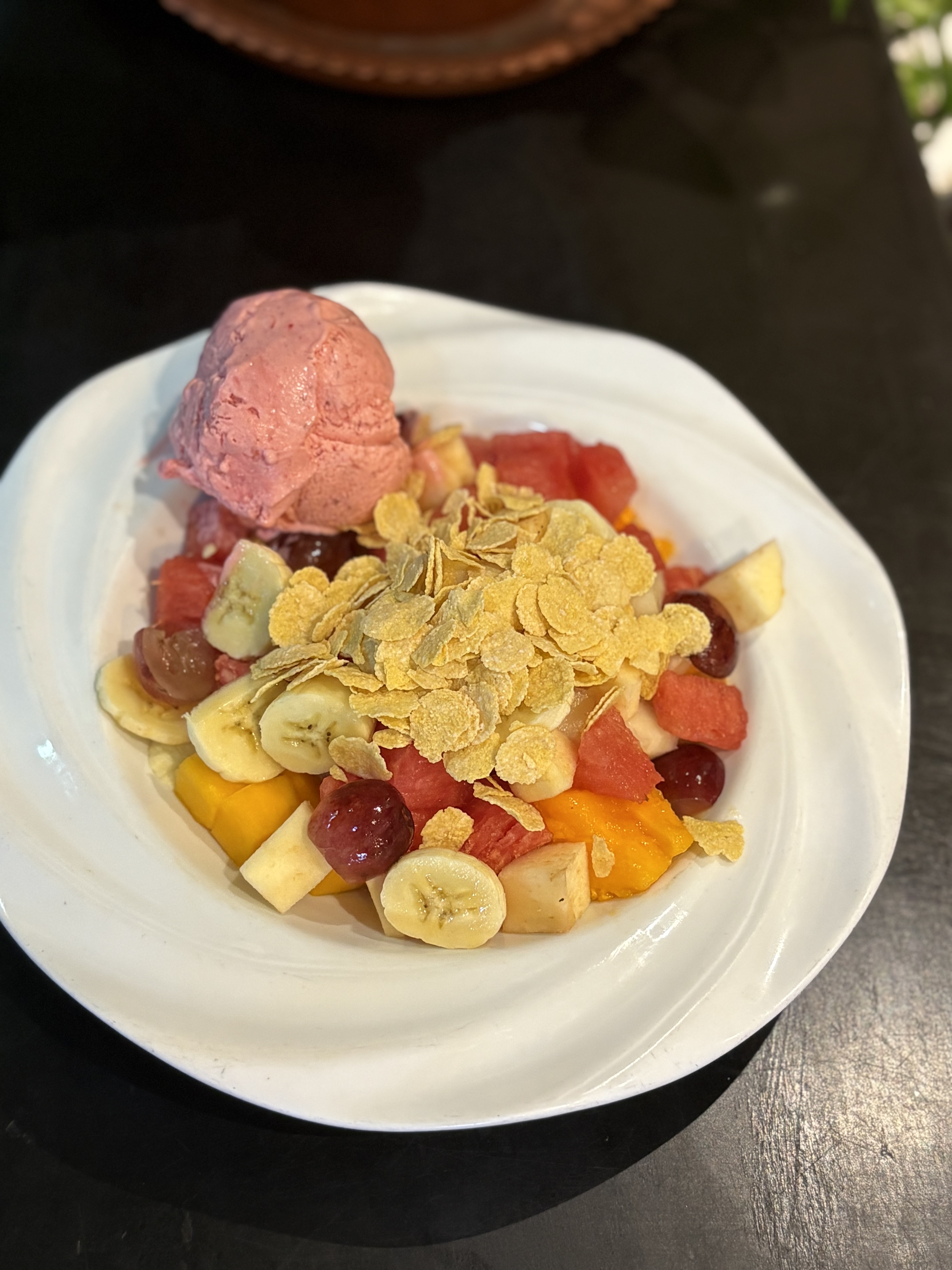 Ensalada Anonas con Helado