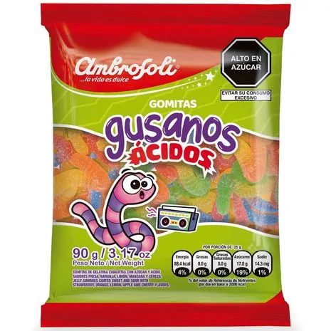 GOMAS GUSANOS ACIDOS