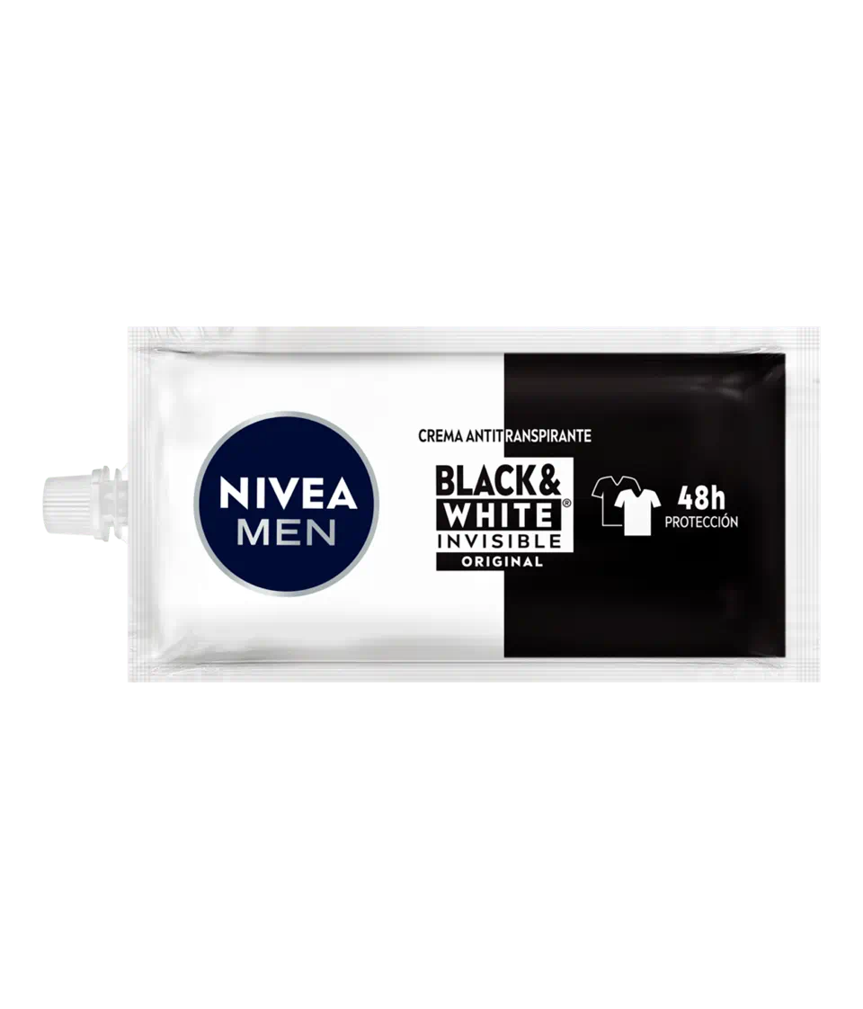 NIVEA BLACK/WHITE HOMBRE INVISIBLE 48HR  SACHET