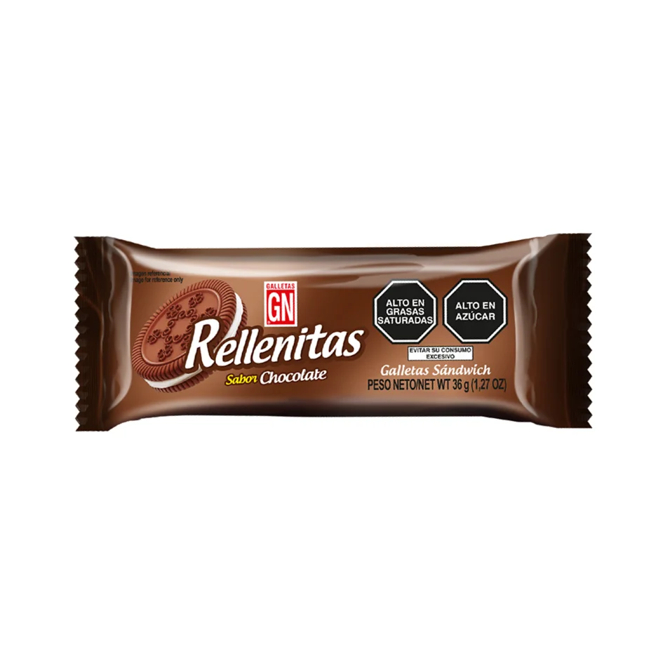 RELLENITAS SABOR CHOCOLATE