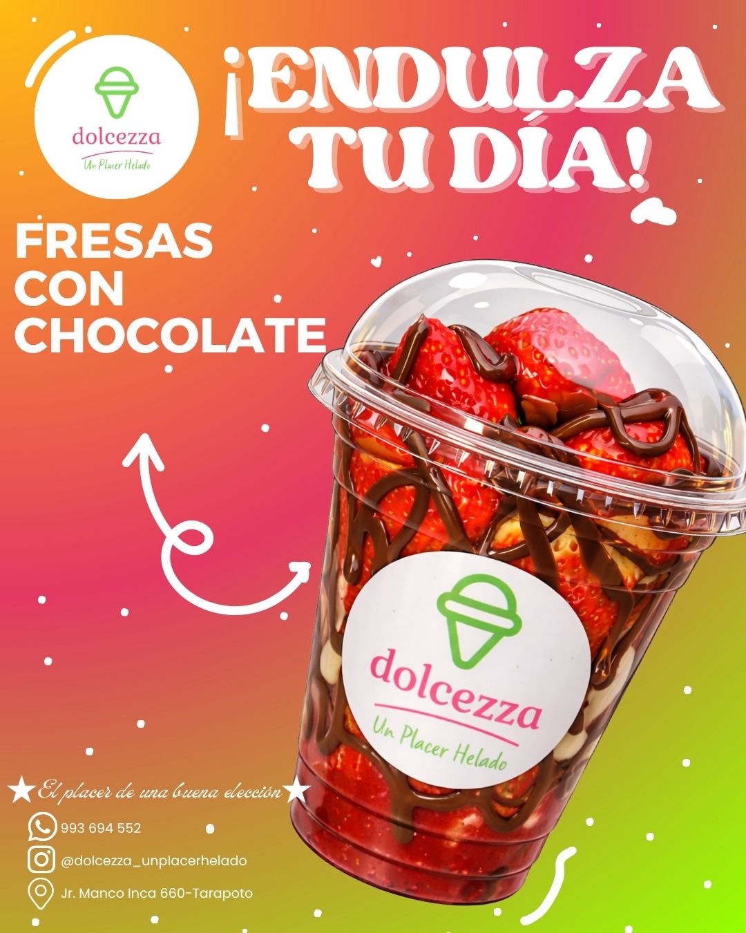 FRESAS CON CHOCOLATE