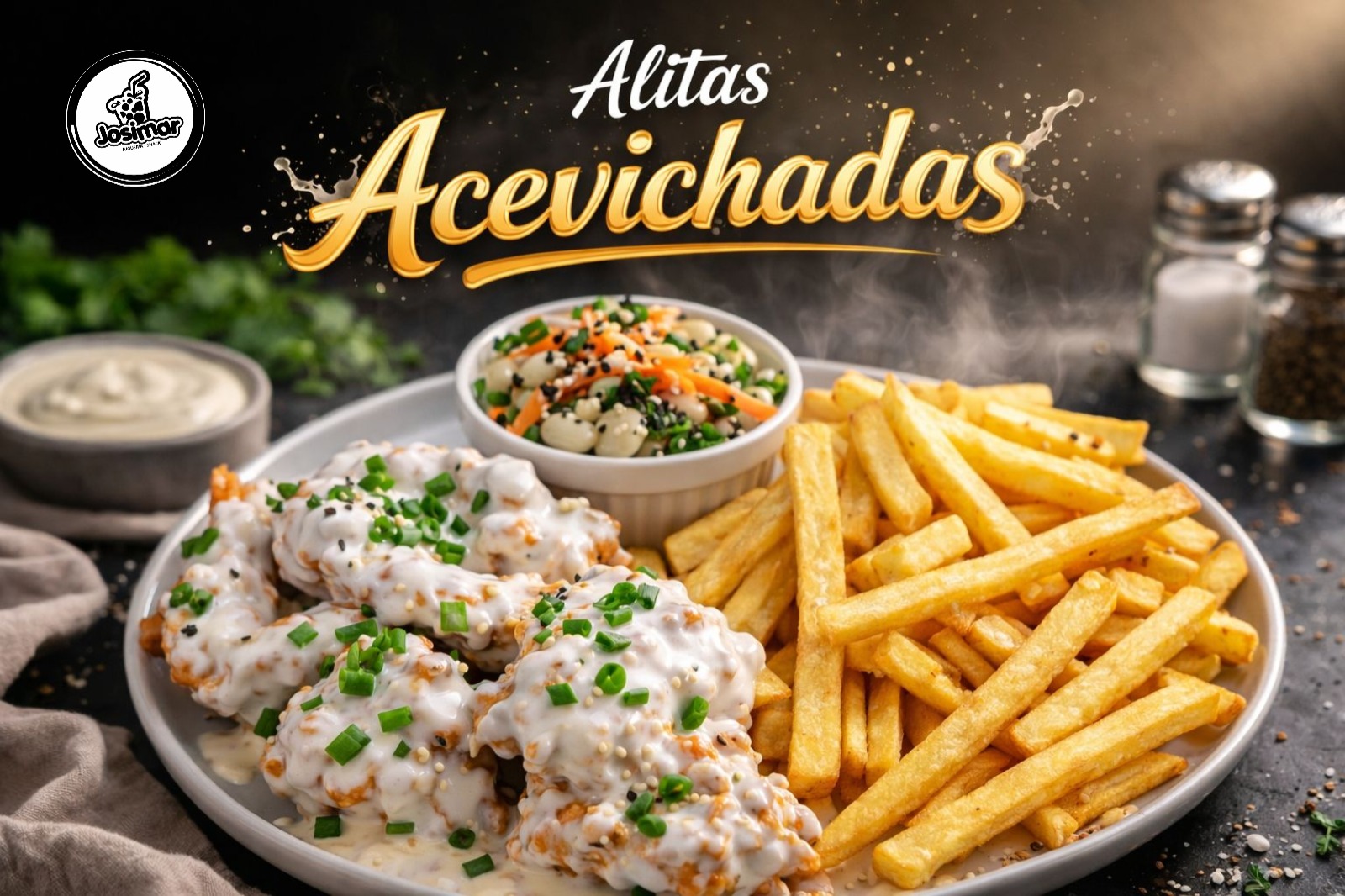 Alitas acevichadas