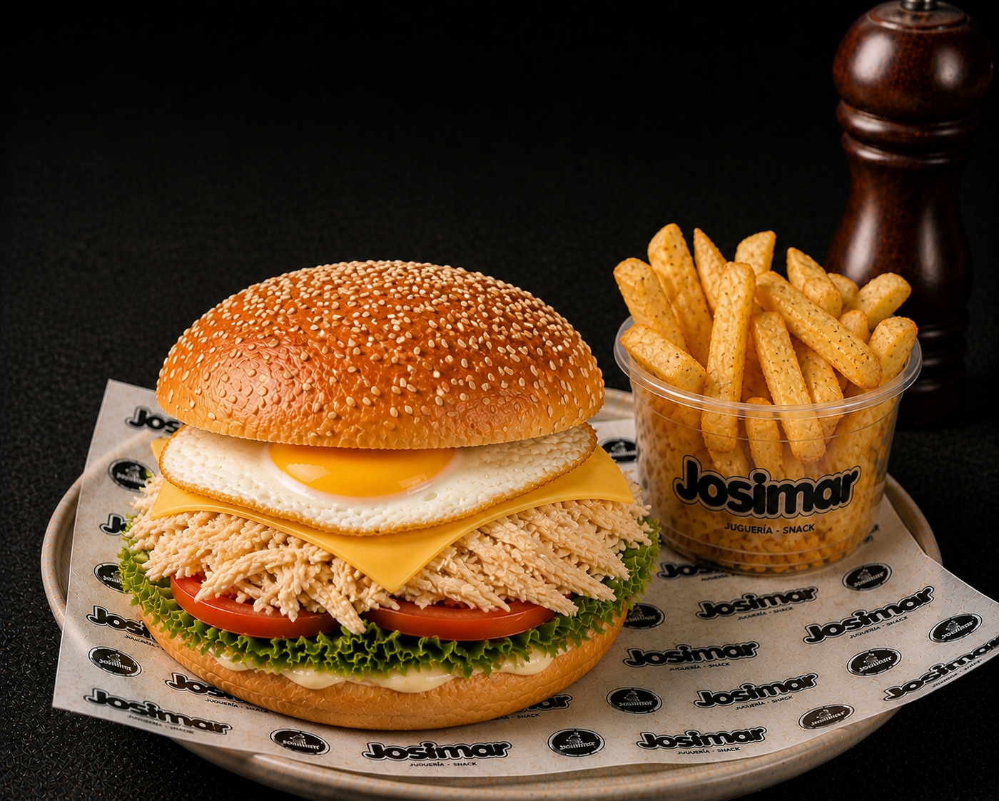 Pollo cheese royal