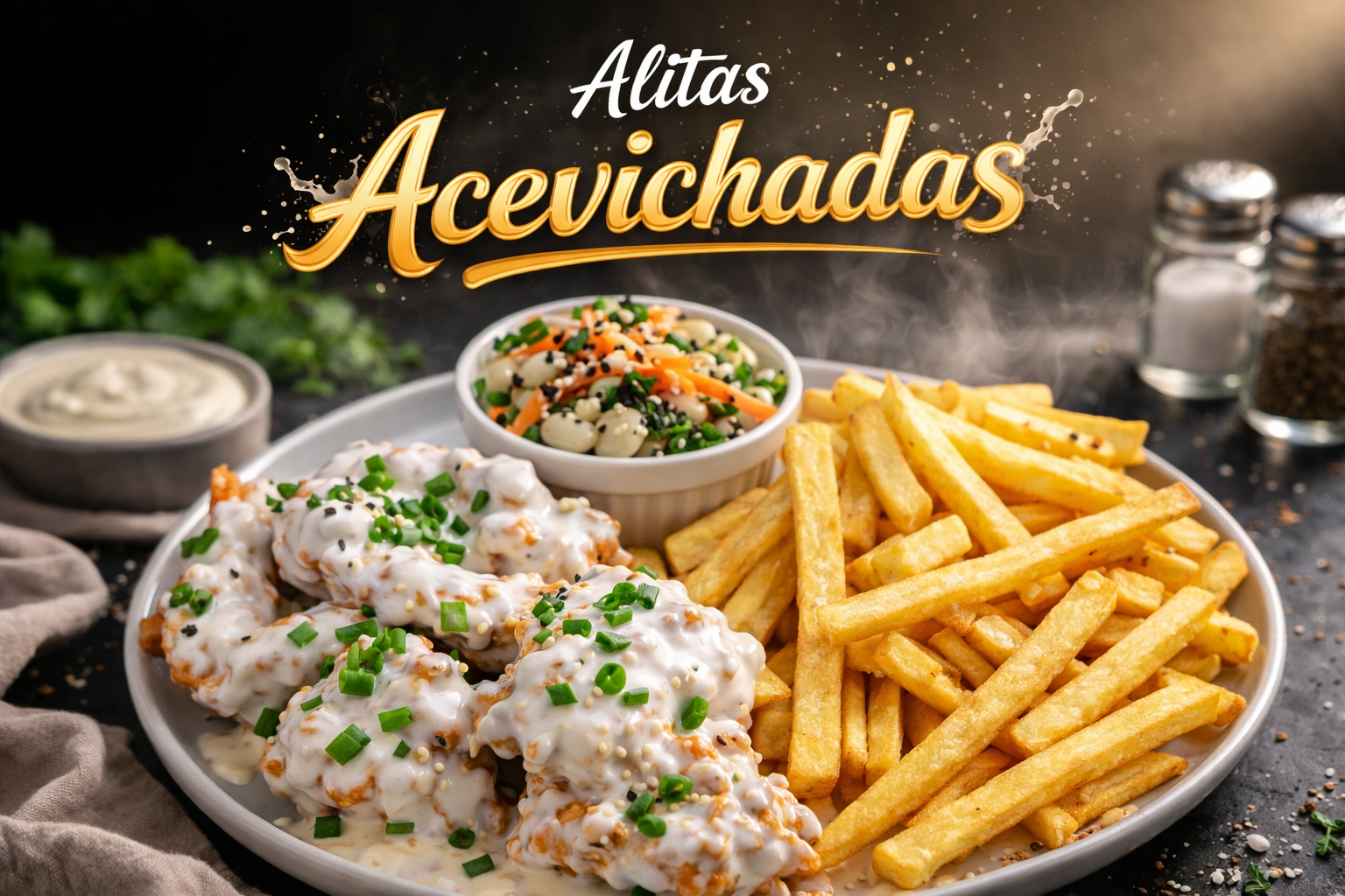 Alitas acevichadas
