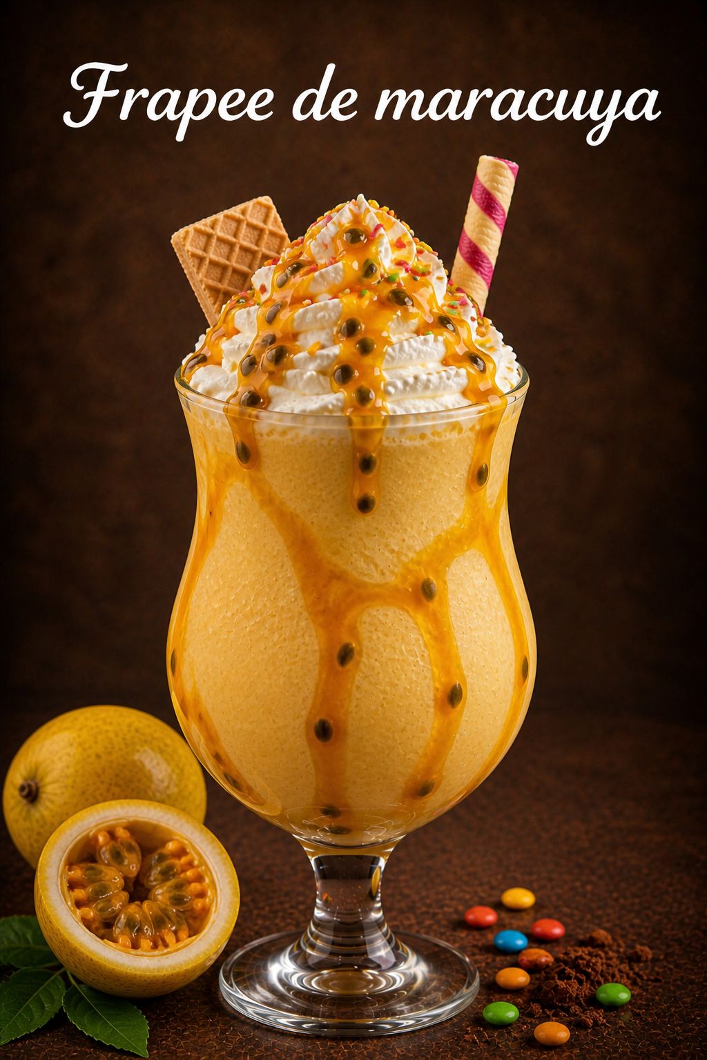 Frappé de maracuyá 