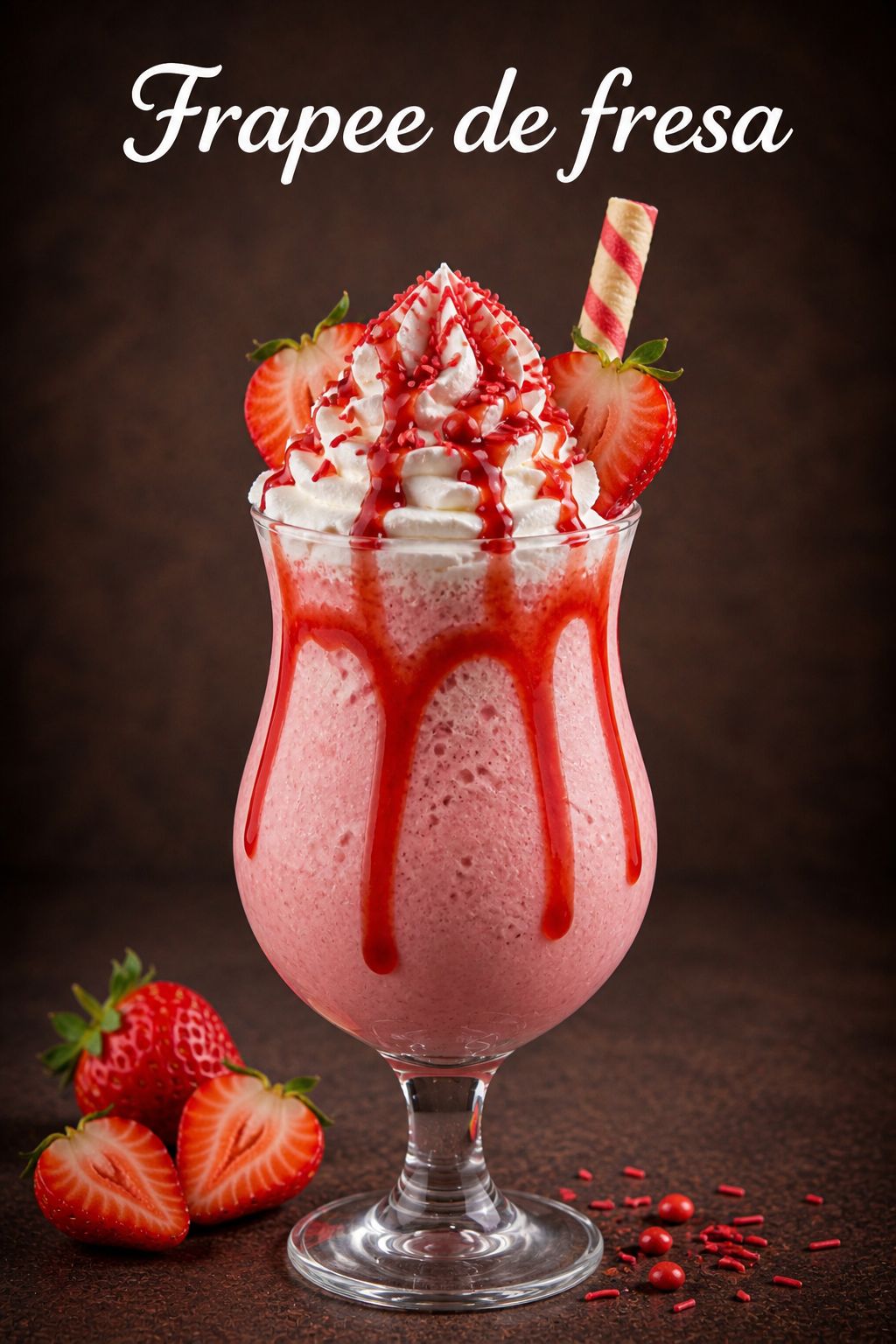 Frappé de fresa