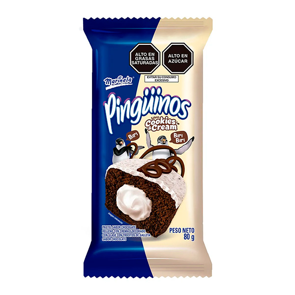 PINGUINO MARINELA COOKIES CREAM 80 GR