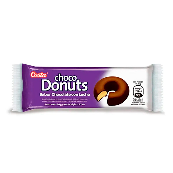 CHOCO DONUTS LECHE 36 GR