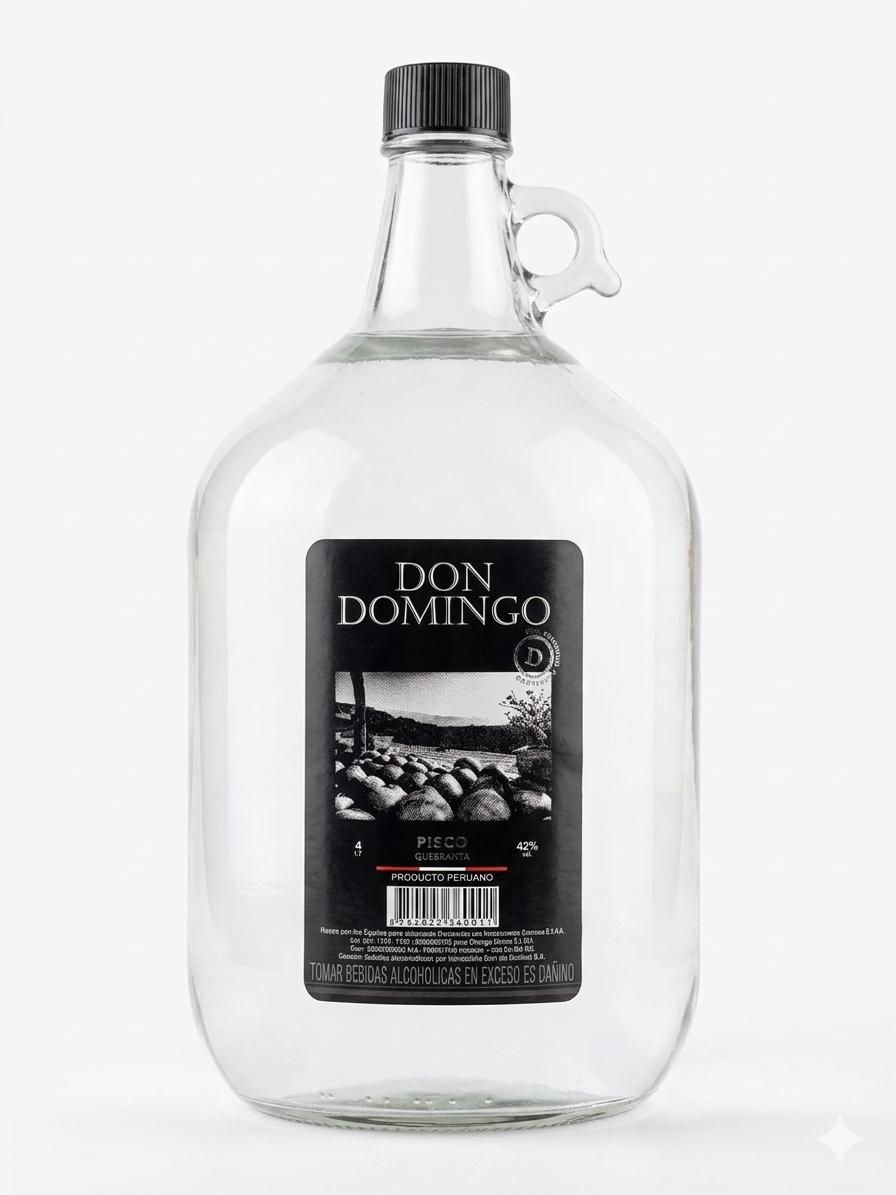 PISCO QUEBRANTA DON DOMINGO X 4L