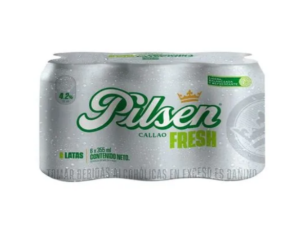 CERVEZA PILSEN CALLAO FRESH 355 ML LATA