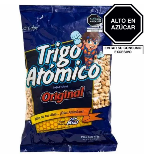 TRIGO ATOMICO ORIGINAL CON MIEL X 125G