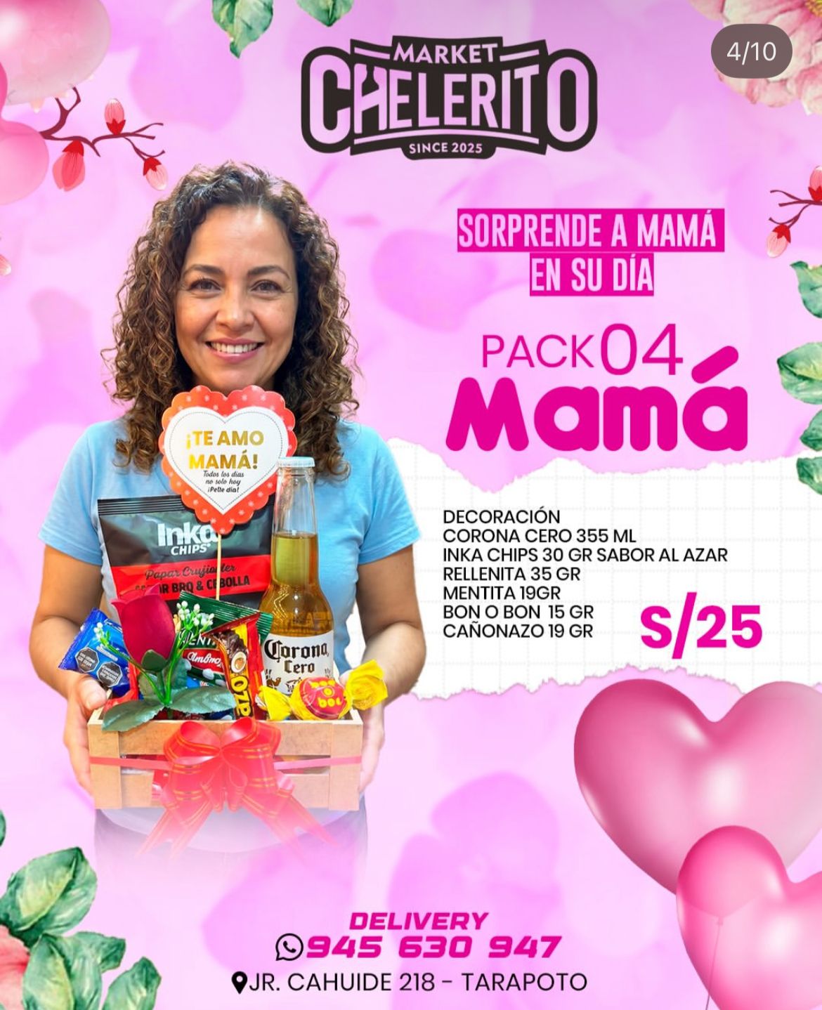 PACK 4 MAMÁ 