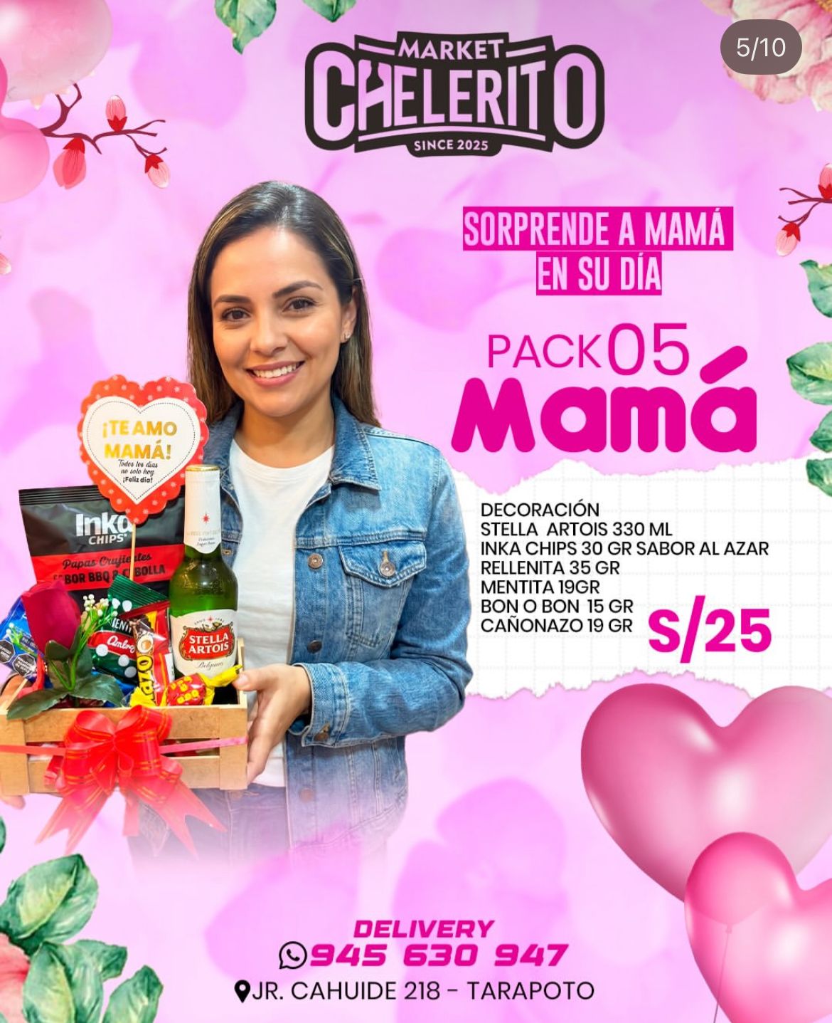 PACK 5 MAMÁ 