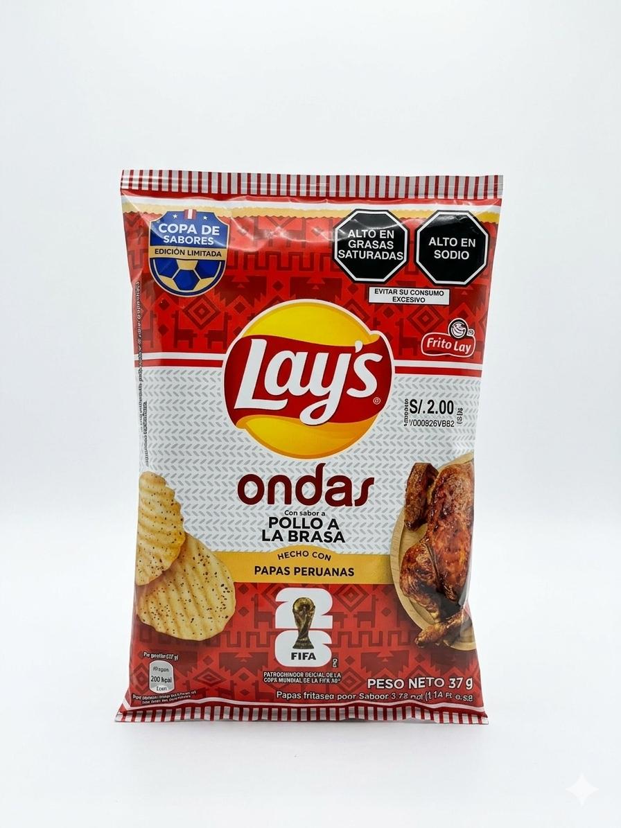 LAYS ONDAS POLLO A LA BRASA 37G