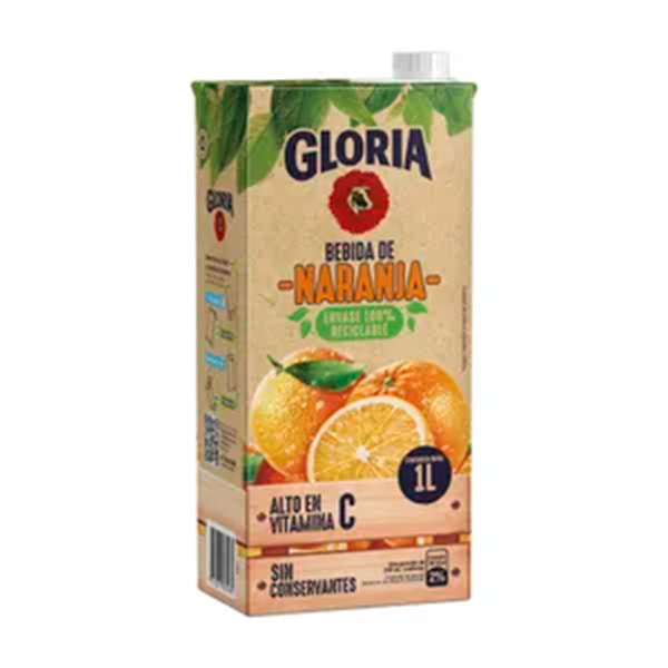 JUGO NARANJA GLORIA 1L