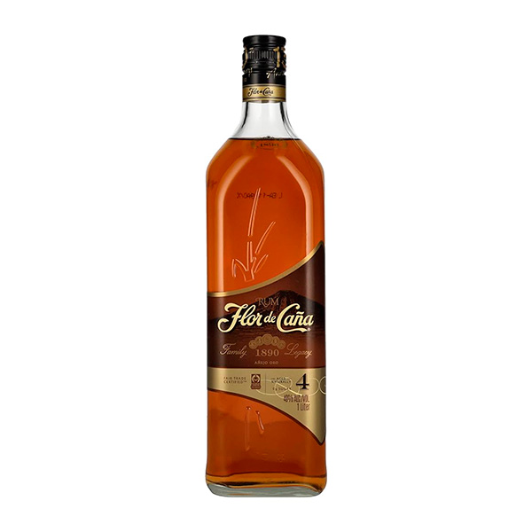 RON FLOR DE CAÑA 4 AÑOS 750 ML