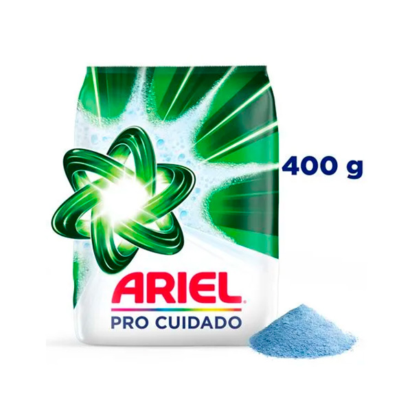 DETERGENTE ARIEL PRO CUIDADO 400 GR