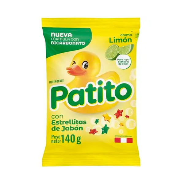 DETERGENTE PATITO LIMON 140 GR