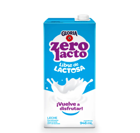 LECHE GLORIA ZEROLAC CAJA 946ML