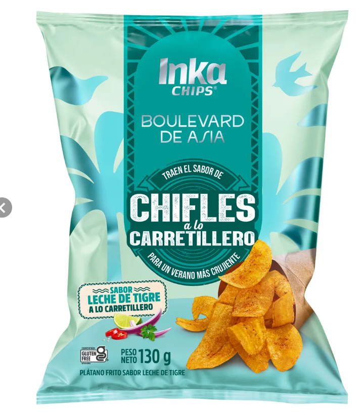 INKA CHIPS CHIFLE LECHE DE TIGRE 130GR