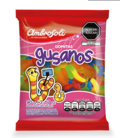  GOMAS GUSANOS 90GR