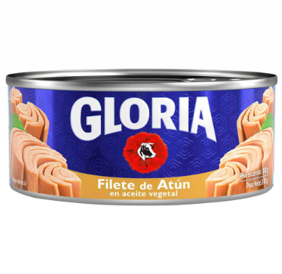 GLORIA FILETE DE ATÚN EN ACEITE VEGETAL 140G