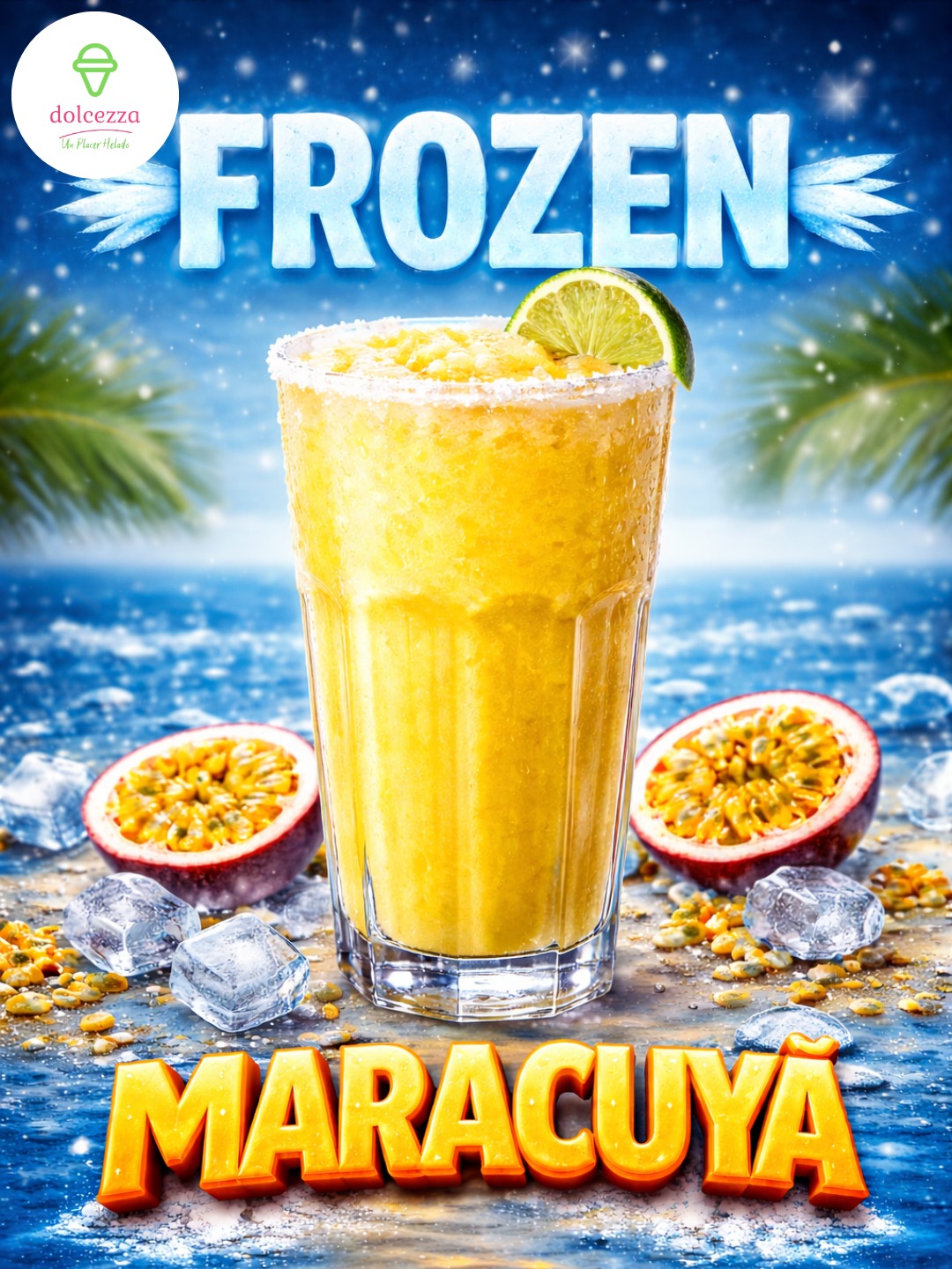 Frozzen de maracuyá