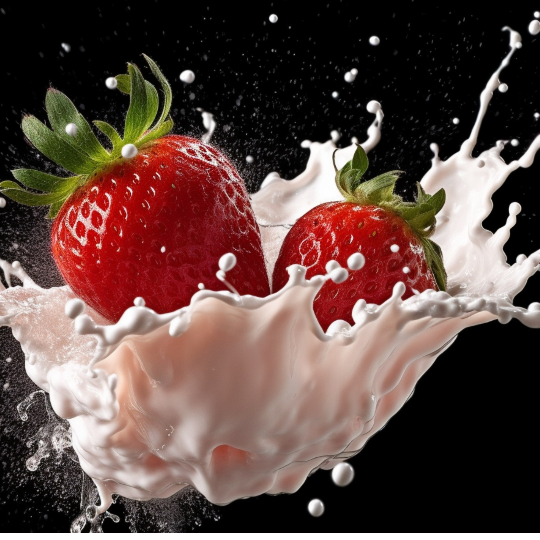 Jugo de Fresa con Leche