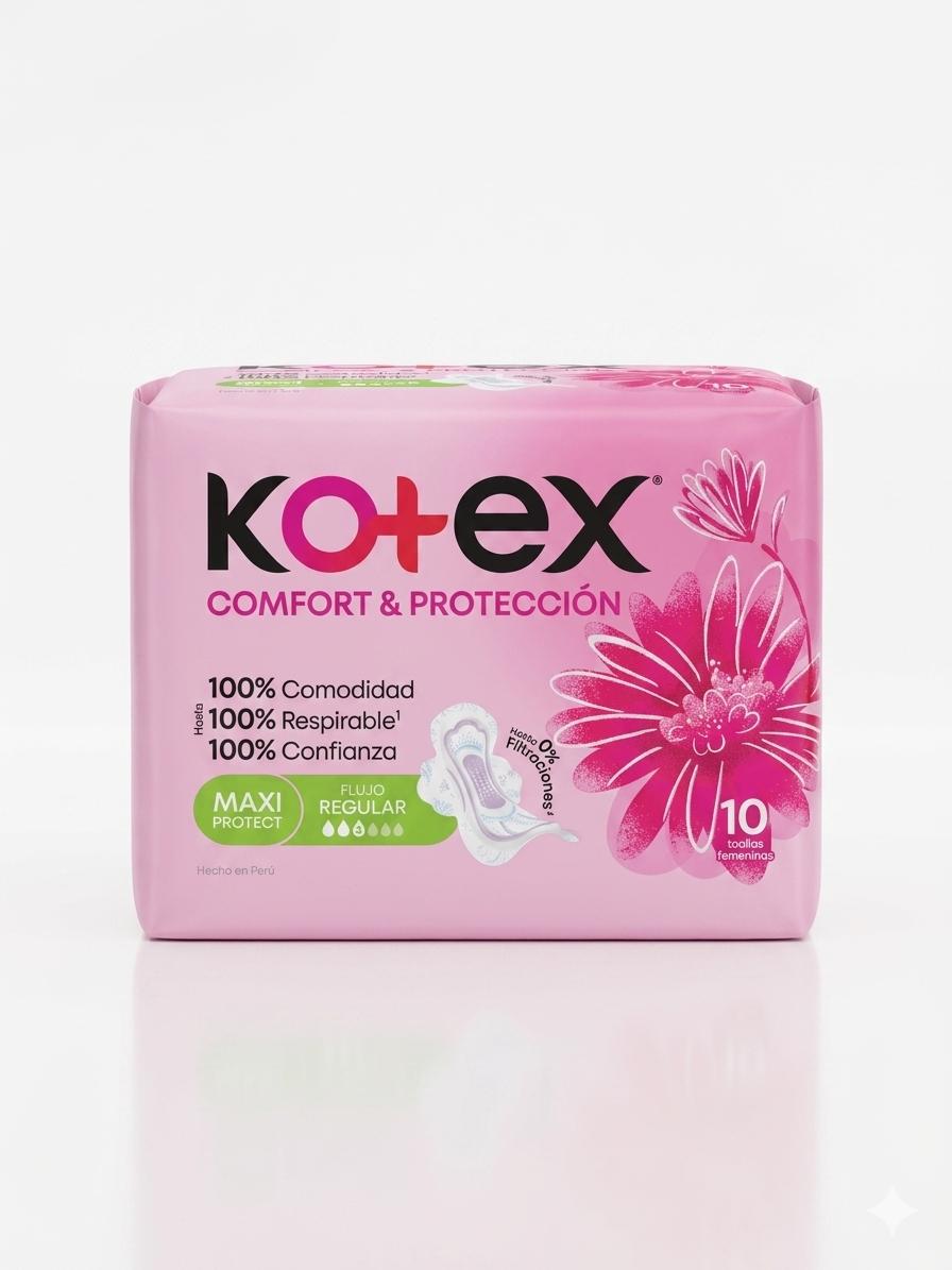  TOALLAS FEM KOTEX COMFORT / PROTECCION