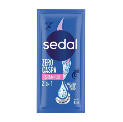  SACHET SHAMPOO SEDAL ZERO CASPA 40ML