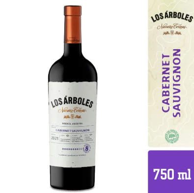  VINO LOS ARBOLES CABERNET SAUVIGNON 750ML