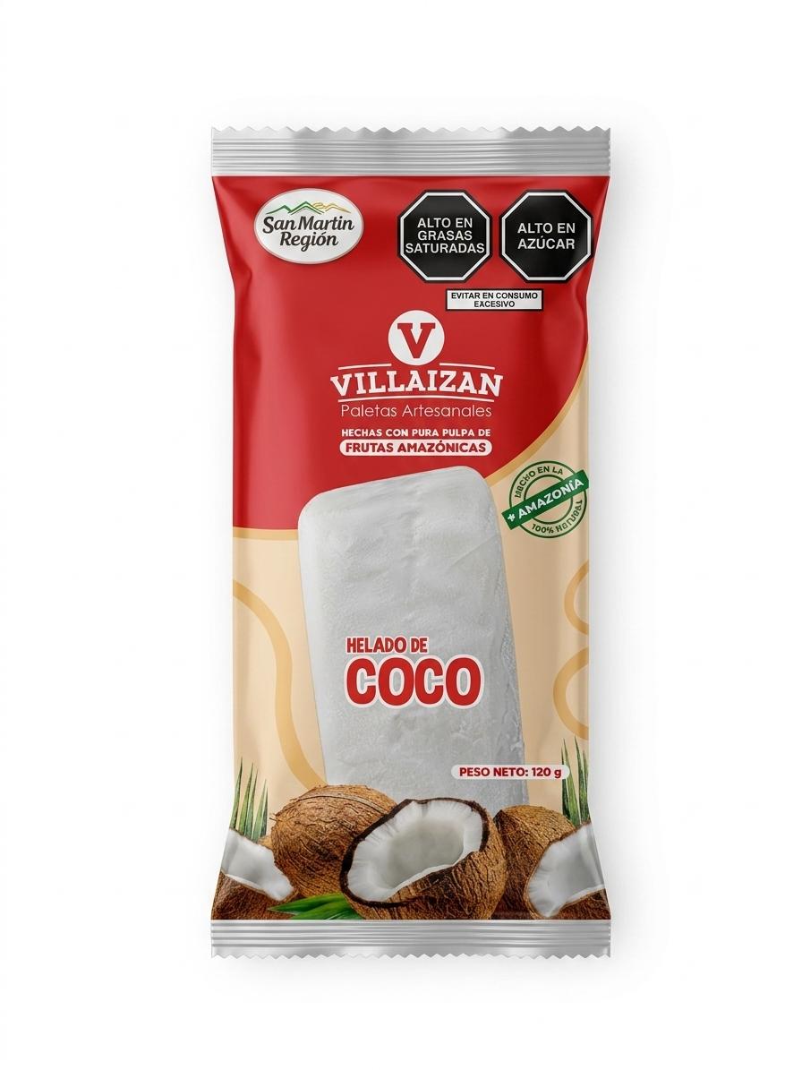 PALETA ARTESANAL COCO S/RELLENO 120G