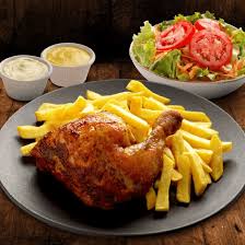 1/8 pollo a la brasa