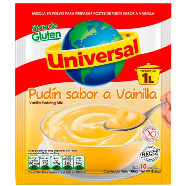 PUDIN UNIVERSAL VAINILLA 100G