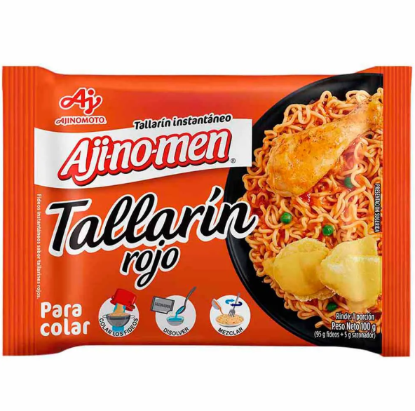  AJINO-MEN TALLARIN ROJO 100G