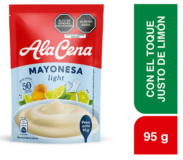 MAYONESA ALACENA LIGHT 95G