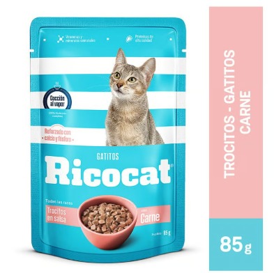 RICOCAT TROCITOS SB CARNE 85G