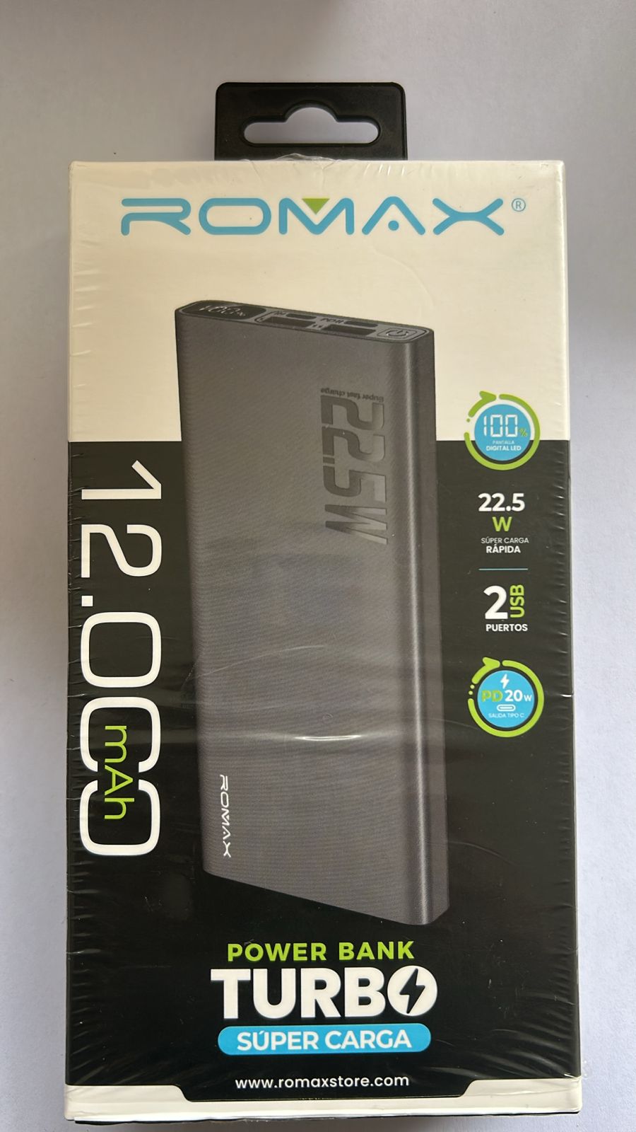 Bateria Portatil 12 000 mah