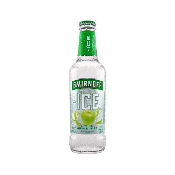 SMIRNOFF ICE GREEN APPLE MANZANA 355 ML
