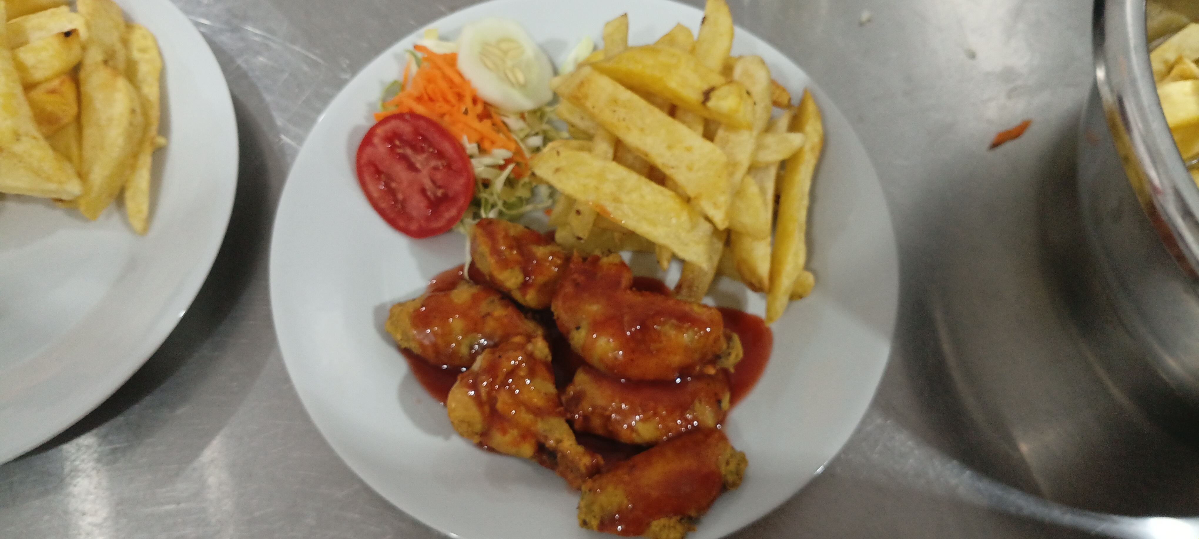 Alitas o Piernitas BBQ
